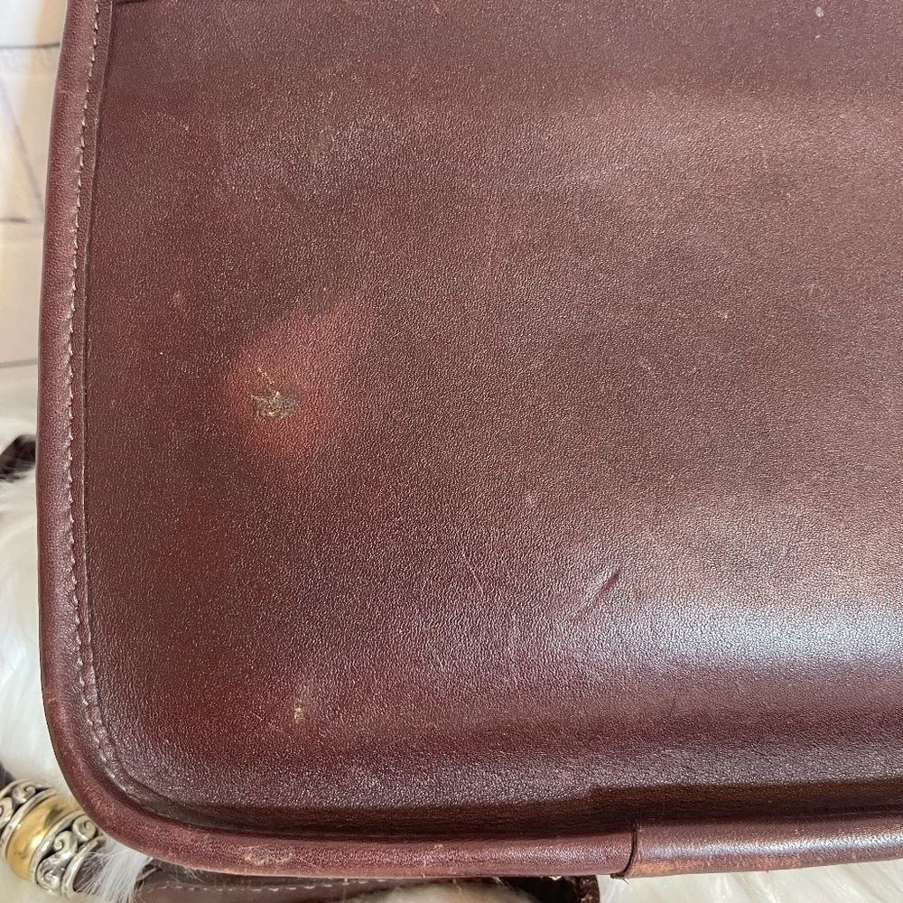 Brighton‎ VTG Brown Leather/Croc Crossbody Bag - Picture 8 of 8